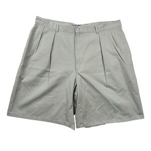 Vintage Polo Ralph Lauren Shorts Mens 40 (fits 36) Pleated Khaki Chino 1980s USA